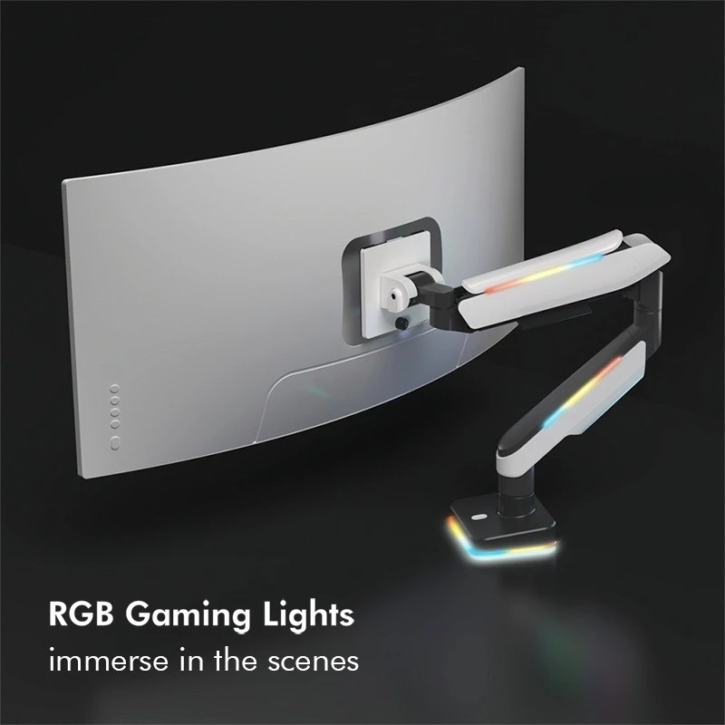 Suporte para monitor, 17-49 polegadas gaming, mola a gás