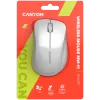 CANYON MW-11, rato sem fios 2,4 GHz, com 3 botões, DPI 1200, pilha: AAA*2 unid., branco pérola cinzento 67*109*38 mm 0,063 kg