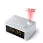 Relógio Muse M-178 PW digital prateado branco
