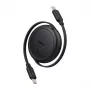 Baseus Free2Pull Mini Cabo USB-C para USB-C, 60 W, 1 m, (preto)