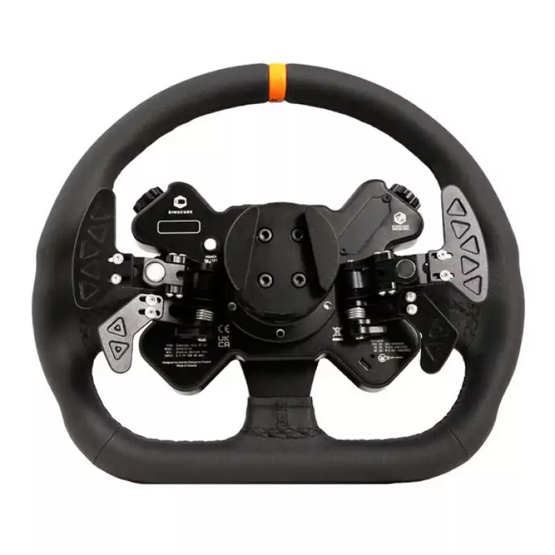 Simucube Valo GT-23 volante sem fios, 32 cm, couro, preto