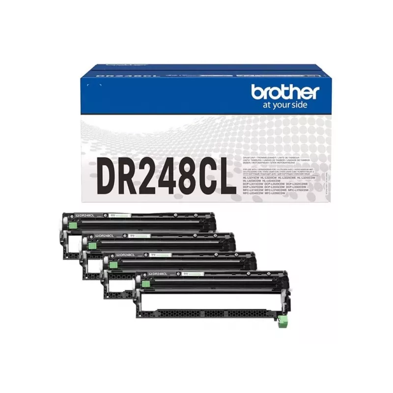 Tambor de impressora Brother DR-248CL original 4 unidades multipack