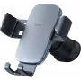 Suporte de telemóvel para grelha de ventilação Baseus Metal Age II por gravidade (cinzento)
