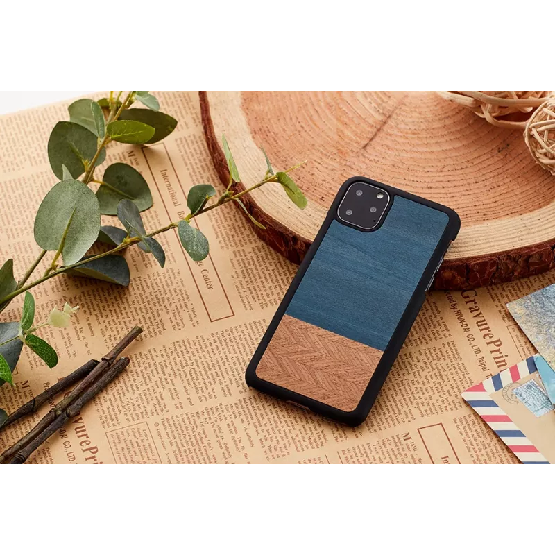 Capa para smartphone man and wood para iPhone 11 Pro – Denim-preto