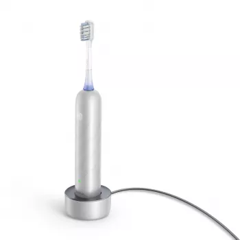 Escova de dentes elétrica MOVA Fresh Pro Adult Sonic prateado — 4 modos, bateria de iões de lítio, temporizador integrado