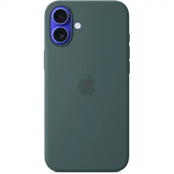 Apple iPhone 16 Plus Capa de silicone com MagSafe – Verde-mar