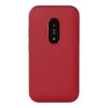 Telemóvel Doro Leva E22, 2,8 polegadas (7,11 cm) ecrã, Single SIM, câmara 0,3 MP, 1150 mAh, 127,8 g, vermelho/branco