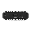 Caixa externa para SSD M.2 SilverStone SST-MS13, USB 3.2 Gen 2, ecrã de estado RGB LED, preta