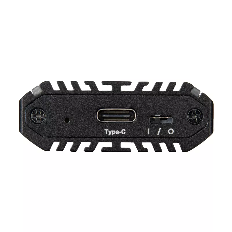 Caixa externa para SSD M.2 SilverStone SST-MS13, USB 3.2 Gen 2, ecrã de estado RGB LED, preta