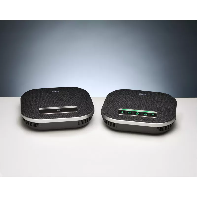 Conferência alta-voz Boom Collaboration GEMINI com microfone integrado, Bluetooth e USB, preto