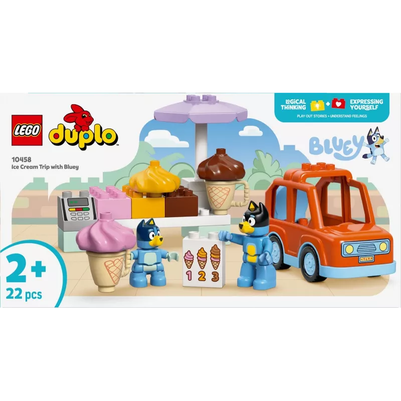 LEGO BLUEY 10458 Passeio de Gelado com a Bluey
