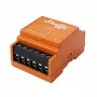 Relé elétrico Shelly i4 Gen3 laranja Wi‑Fi 2,4 GHz 1 W 110–240 V 4 canais