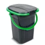 GreenBlue GB320BG sanita portátil de campismo em balde, preto/verde