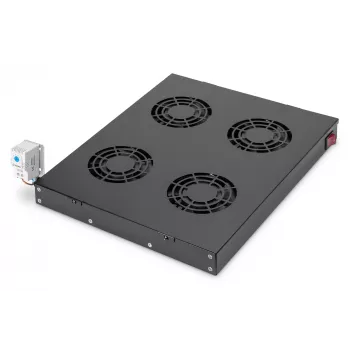 Painel de ventoinhas Digitus DN-19 FAN-4-HO-SW