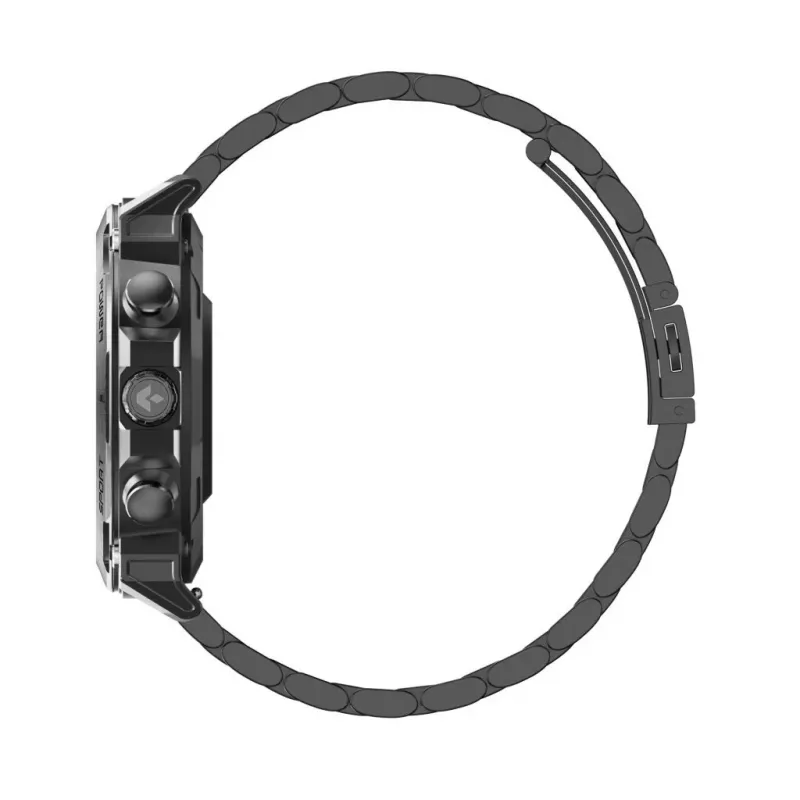 Smartwatch Garett Atom preto Steel