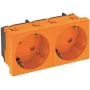 Tomada BETTERMANN STD-D3S ROR2 33°, tomada de contacto de proteção dupla (6120105)