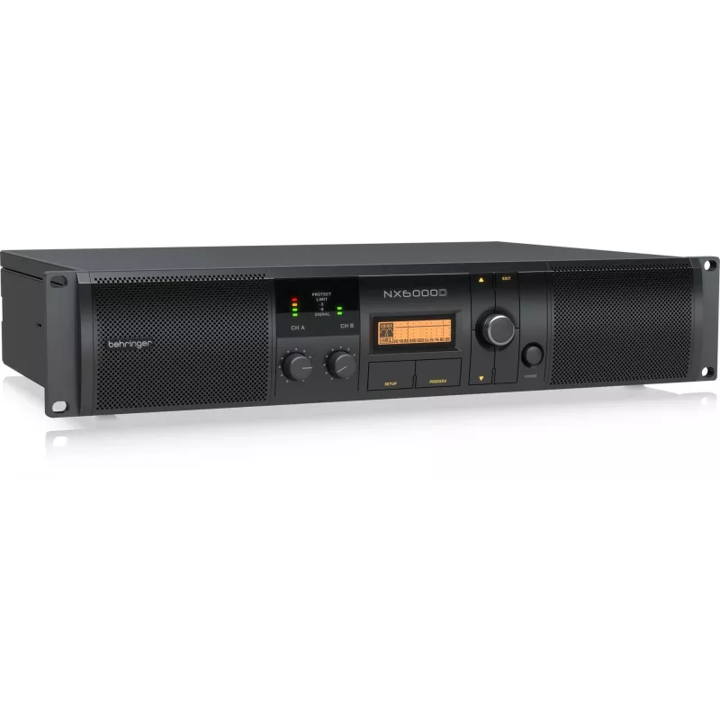 Behringer NX6000D amplificador de áudio 2.0 canais doméstico preto