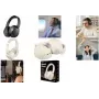 LogiLink BT0071C auscultadores over-ear Bluetooth creme (BT0071C)