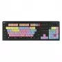 Logickeyboard ASTRA 2 USB QWERTZ teclado preto tamanho completo 108 teclas