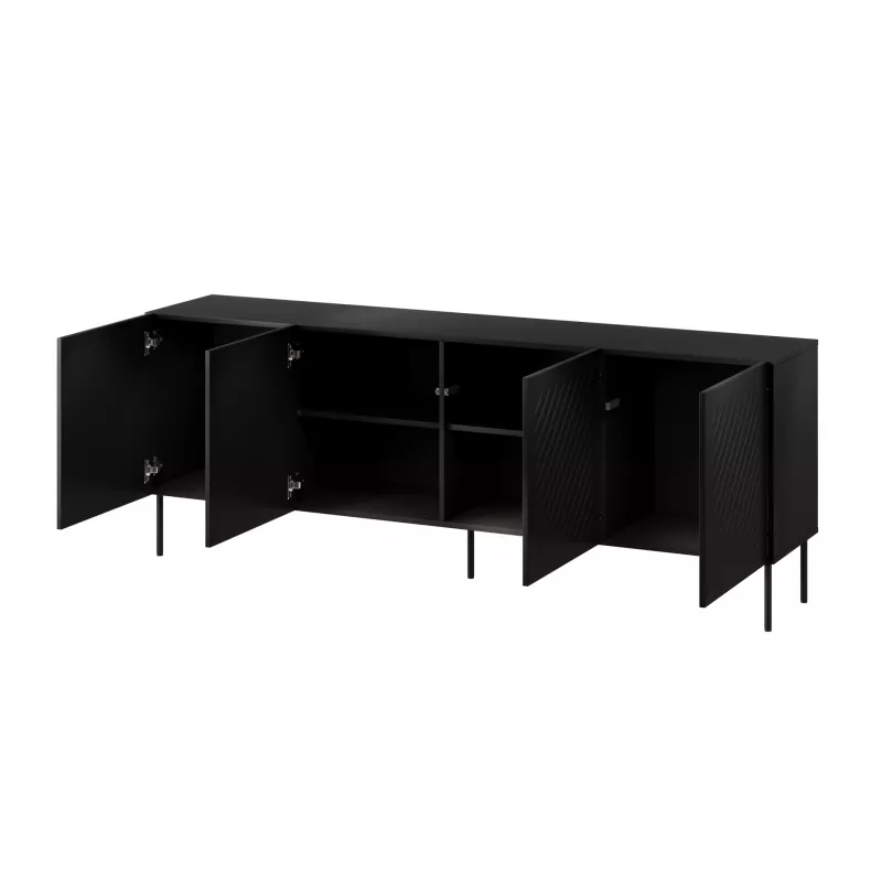 Cómoda SIENA 200x40x75 preto mate