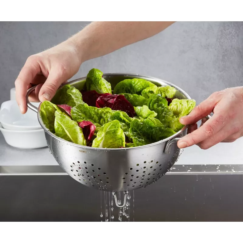 GEFU COLINO passador de cozinha, aço inoxidável, 24 cm