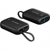 Powerbank portátil Goobay 10.000 mAh com cabo USB-C integrado – 20 W compacto para levar consigo (76251)