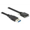 Cabo USB DeLOCK 83599 USB 3.2 Gen 1 3 m USB A Micro-USB B preto