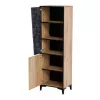 Estante Cama Meble OVO 2D estante de livros 50×38×182,5 cm carvalho/betão