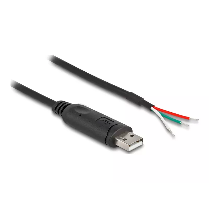 Cabo adaptador DELOCK USB 2.0 Type-A para série RS-485 2 m preto