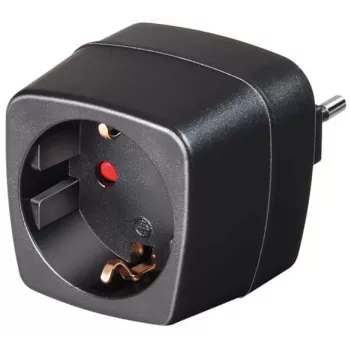 Adaptador de rede/inversor Brennenstuhl 1508470 – para interiores, entrada 250 V, 10 A, preto