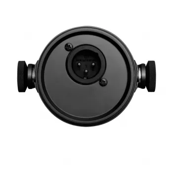 Microfone Shure MV7-X preto microfone de estúdio