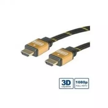 GOLD Cabo HDMI High Speed com Ethernet 10,0 m, HDMI Type-A standard, HDMI Type-A standard