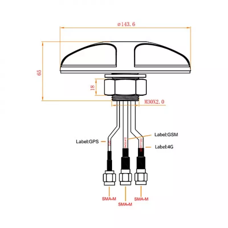 Antena omnidirecional DeLOCK 12455