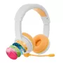 BuddyPhones School+ BP-SCHOOLP-YELLOW auscultadores para crianças, 3+, 85 dB, amarelos