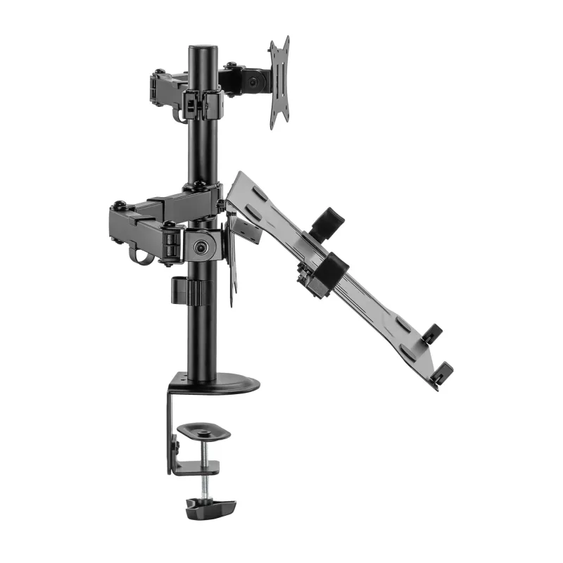 Suporte de parede para monitor SBOX LCD-LM01-2 para ecrãs 13–27 polegadas, carga máx. 12 kg, VESA 100x100