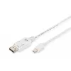 Cabo de ligação DisplayPort Digitus AK-340102-010-W