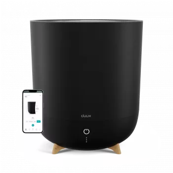Duux | Neo | Humidificador inteligente | Capacidade do depósito de água 5 L | Adequado para divisões até 50 m² | Ultrassónico | Capacidade de humidificação 500 ml/h | Preto
