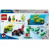 LEGO MARVEL 11198 Caça ao veículo dinossauro Spin e Electro