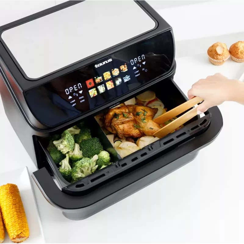 Fritadeira sem gordura com cesto longo e grelhador Taurus 973004000