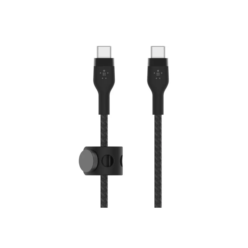 Cabo USB Belkin BOOSTCHARGE PRO Flex 3 m USB 2.0 USB C Preto (CAB011BT3MBK)