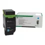 Cartucho de toner Lexmark CS632 CX635 11700 páginas ciano