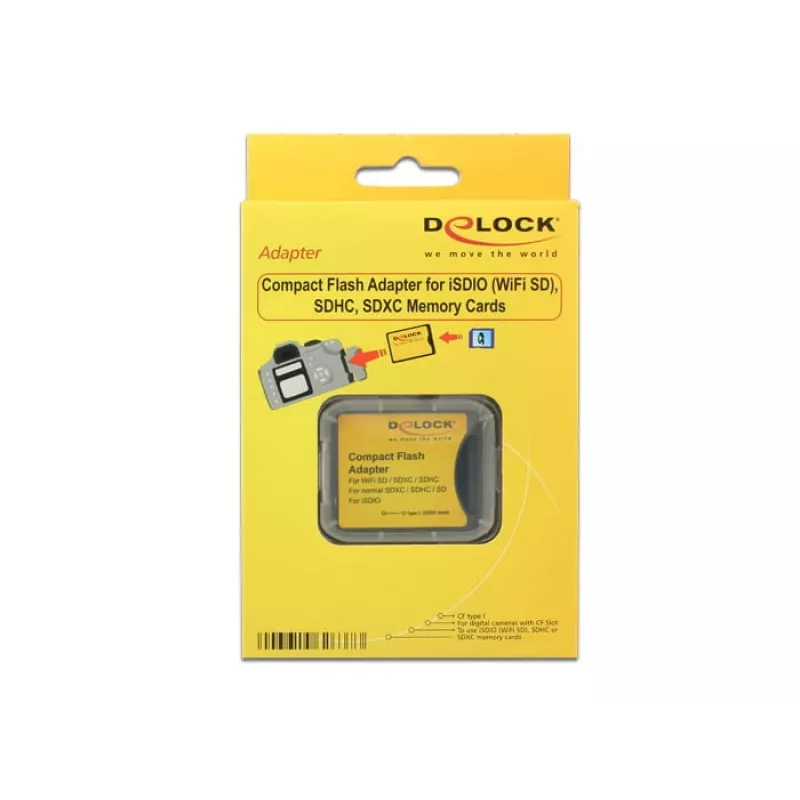 Adaptador de cartão flash DeLOCK 62637