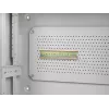 Armário rack 19 polegadas Lanberg 4U+3U 540x200mm, perfil baixo, montagem na parede, cinzento
