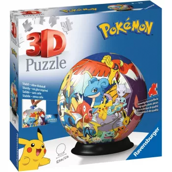 Puzzle 3D Ravensburger Pokémon 72 unid. desenhos animados