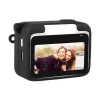 Capa protetora de silicone Puluz para Insta360 GO 3 com tampa de objetiva integrada