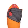 Saco-cama Volven VOLVEN TRAVELLER Right Orange – em forma de múmia, fecho de correr à direita, individual