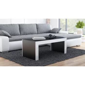 Mesa de centro / mesa lateral / mesa de canto Cama TESS120 CZ/BI forma retangular 2 perna(s)