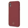 Mercedes-Benz capa rígida de silicone para Apple iPhone XR vermelho MEHCI61SILRE