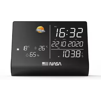 Nasa WSP1300 Black estação meteorológica/altifalante BT