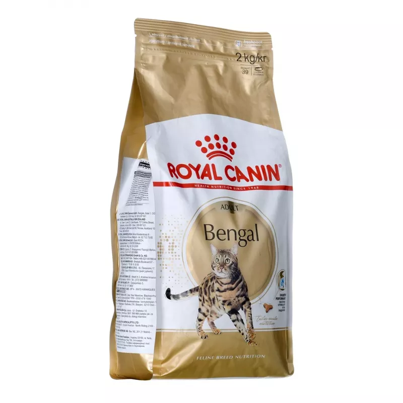 Royal Canin Bengal Adult ração seca para gatos, 2 kg, aves e legumes